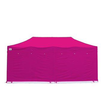 3m x 6m Gala Shade Pro Gazebo Pink Sidewalls